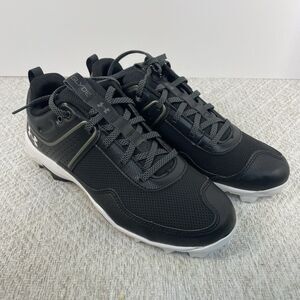 Under Armour Womens 9 UA Glyde RM Softball Cleats Black NIB